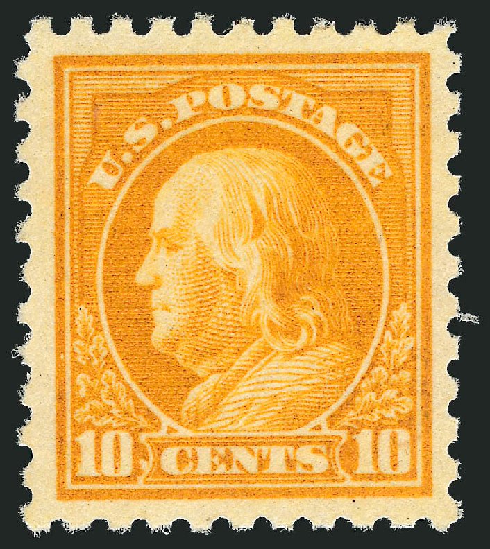US Stamp Value Scott 472 - 1916 10c Franklin Perf 10. Robert Siegel Auction Galleries, Jun 2011, Sale 1011, Lot 752