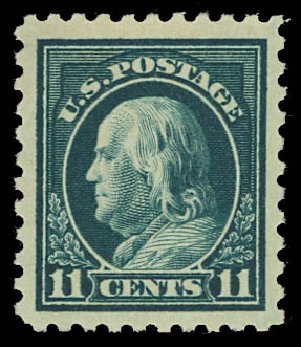 Prices of US Stamps Scott #473 - 1916 11c Franklin Perf 10. Daniel Kelleher Auctions, Jan 2012, Sale 628, Lot 517