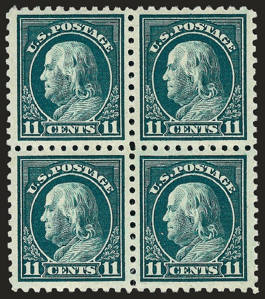 Price of US Stamp Scott #473: 11c 1916 Franklin Perf 10. Robert Siegel Auction Galleries, Dec 2008, Sale 967, Lot 4824