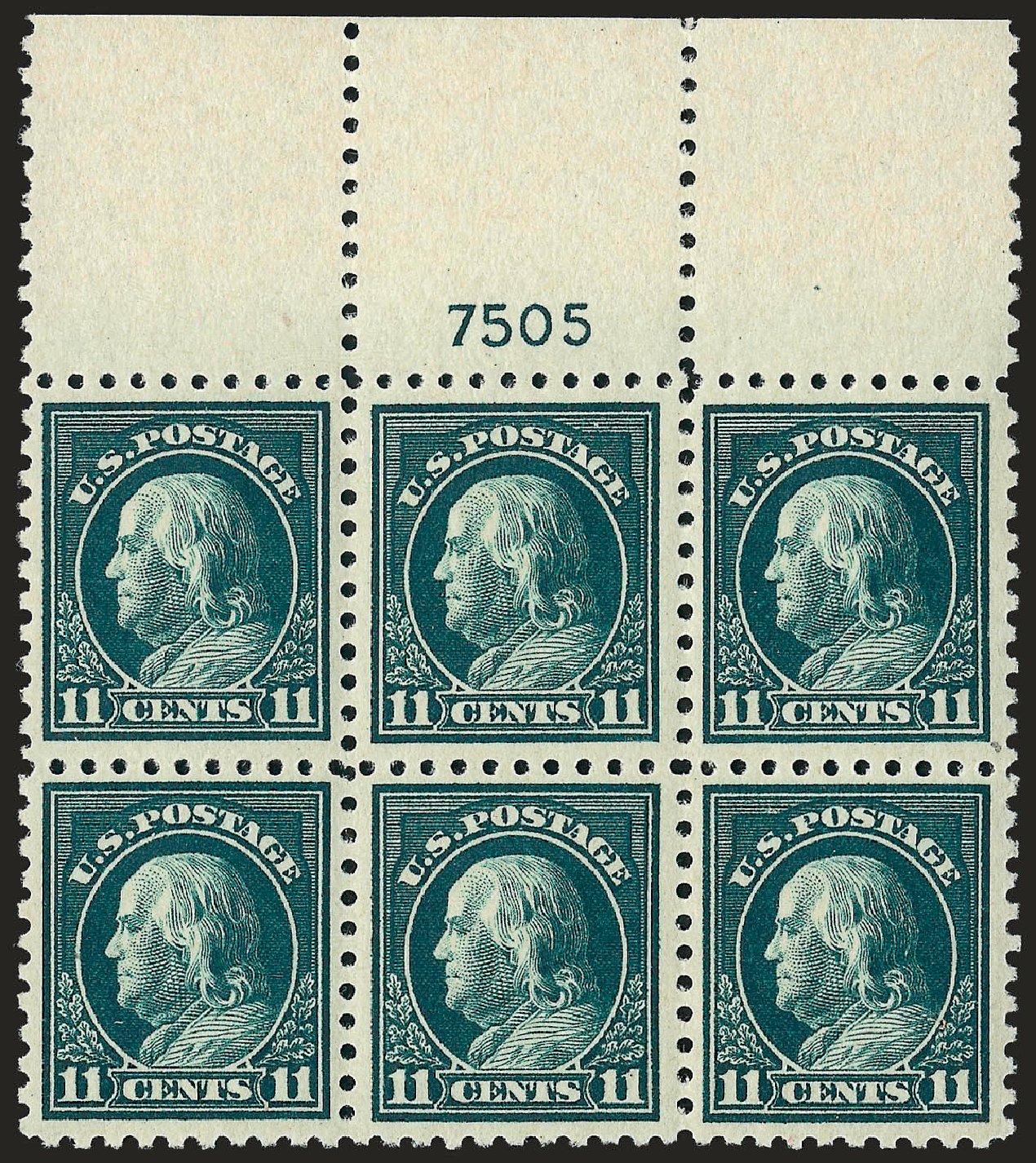Costs of US Stamps Scott Catalogue #473: 1916 11c Franklin Perf 10. Robert Siegel Auction Galleries, Sep 2008, Sale 962, Lot 2755
