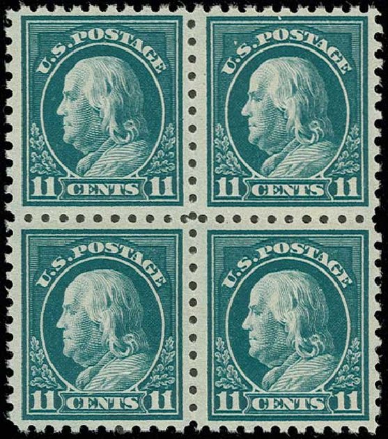 US Stamps Value Scott Catalogue #473 - 1916 11c Franklin Perf 10. H.R. Harmer, Jun 2013, Sale 3003, Lot 1333