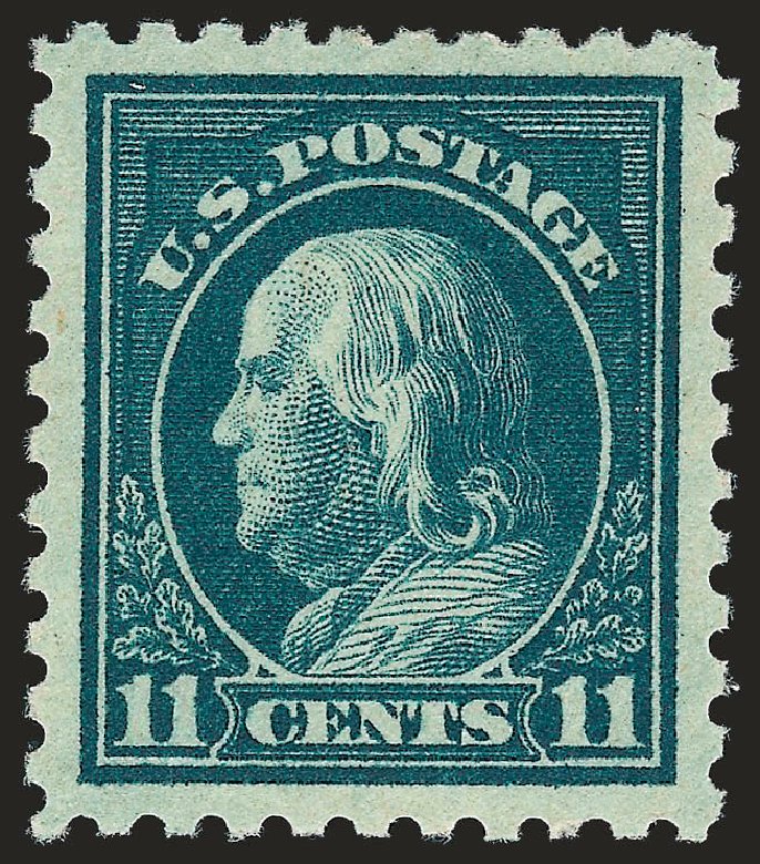 Costs of US Stamp Scott Cat. 473: 1916 11c Franklin Perf 10. Robert Siegel Auction Galleries, Apr 2010, Sale 984, Lot 906