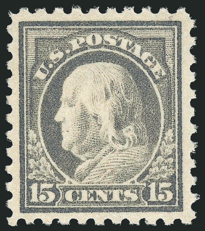 Price of US Stamps Scott Cat. # 475: 15c 1916 Franklin Perf 10. Robert Siegel Auction Galleries, Oct 2012, Sale 1033, Lot 4237