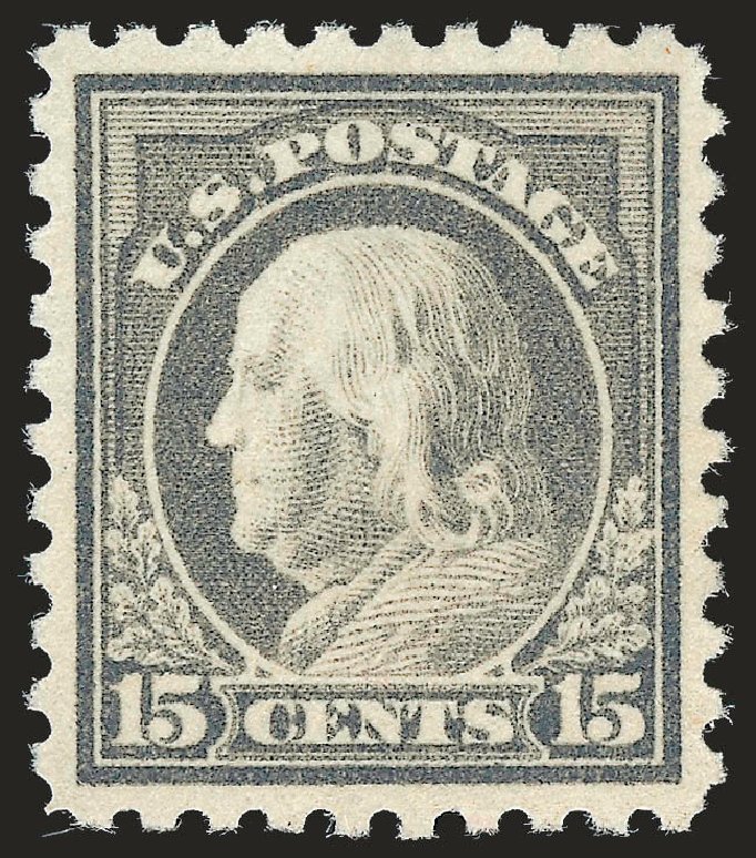 Price of US Stamps Scott # 475: 15c 1916 Franklin Perf 10. Robert Siegel Auction Galleries, Dec 2008, Sale 967, Lot 4827