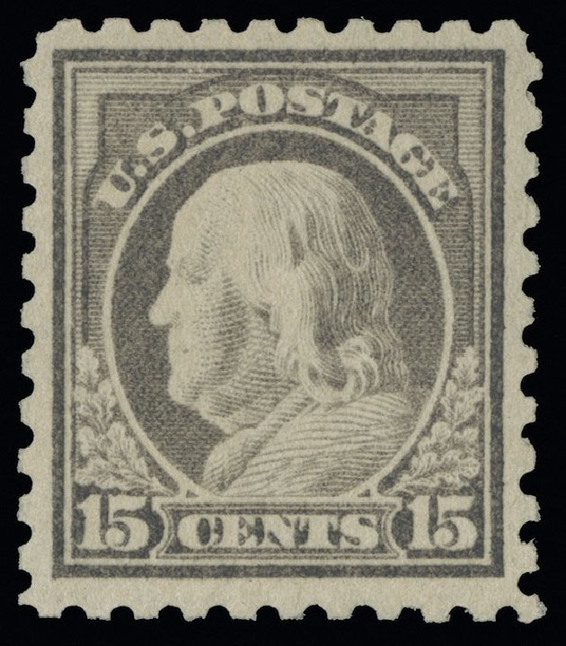 US Stamps Price Scott Catalog 475 - 15c 1916 Franklin Perf 10. Spink Shreves Galleries, Aug 2013, Sale 144, Lot 258