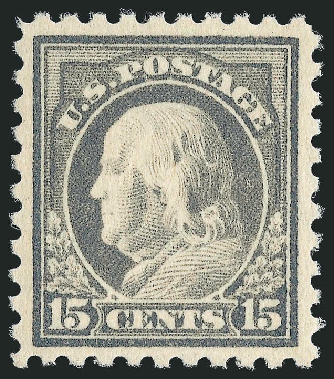 Costs of US Stamp Scott # 475 - 15c 1916 Franklin Perf 10. Robert Siegel Auction Galleries, Jun 2011, Sale 1011, Lot 753