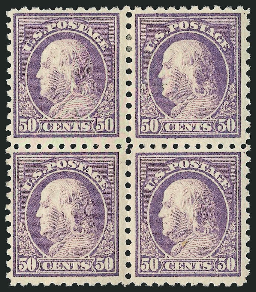 Prices of US Stamp Scott Catalog #477: 1917 50c Franklin Perf 10. Robert Siegel Auction Galleries, Mar 2012, Sale 1019, Lot 845