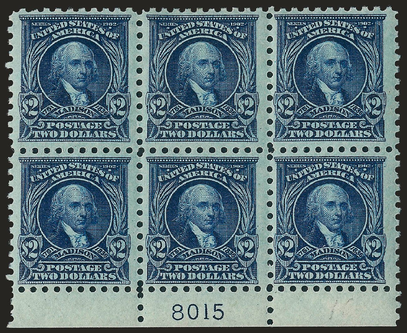 Value of US Stamp Scott Cat. # 479 - US$2.00 1917 Madison Perf 10. Robert Siegel Auction Galleries, Apr 2009, Sale 971, Lot 1829