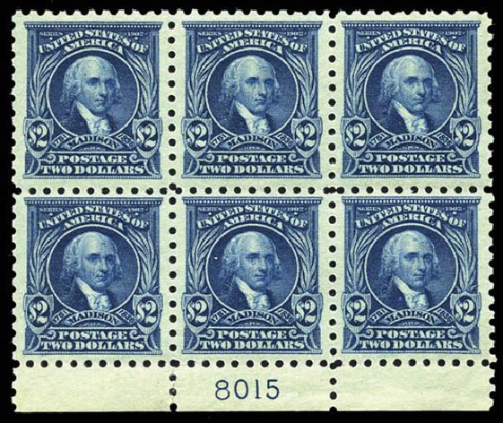 US Stamps Price Scott Cat. 479 - US$2.00 1917 Madison Perf 10. Matthew Bennett International, Mar 2011, Sale 336, Lot 1311