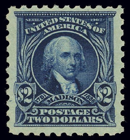 US Stamp Value Scott Catalog # 479 - US$2.00 1917 Madison Perf 10. Daniel Kelleher Auctions, Feb 2013, Sale 634, Lot 304