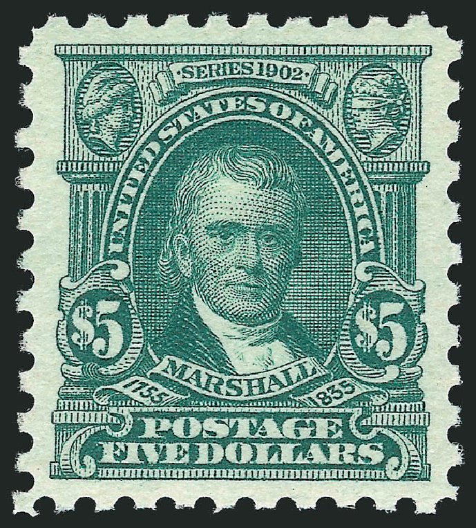 US Stamps Prices Scott 480 - US$5.00 1917 Marshall Perf 10. Robert Siegel Auction Galleries, Nov 2012, Sale 1034, Lot 447