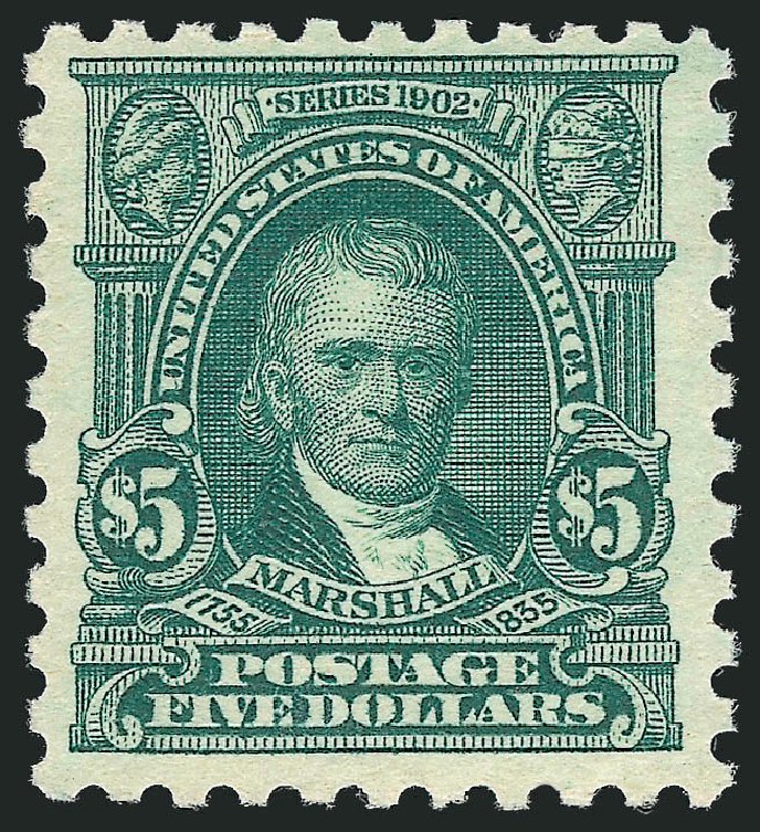 US Stamps Price Scott 480 - US$5.00 1917 Marshall Perf 10. Robert Siegel Auction Galleries, Dec 2012, Sale 1037, Lot 2078