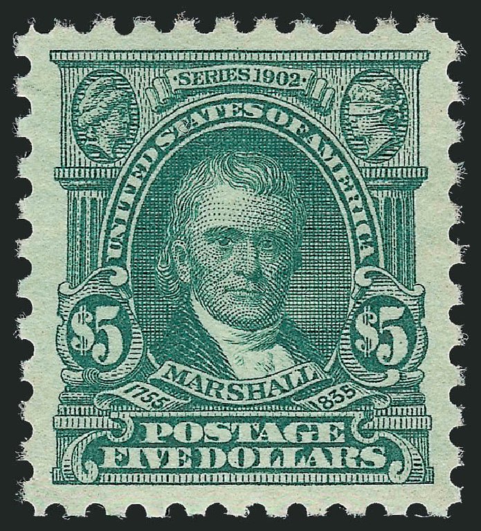 Value of US Stamp Scott 480: US$5.00 1917 Marshall Perf 10. Robert Siegel Auction Galleries, Sep 2009, Sale 968B, Lot 628