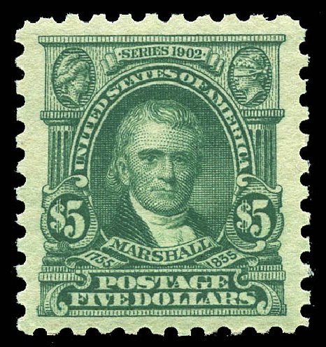 US Stamps Prices Scott #480: 1917 US$5.00 Marshall Perf 10. Matthew Bennett International, May 2014, Sale 350, Lot 629