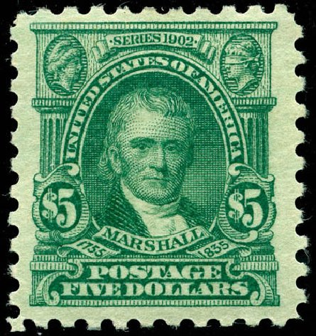 Price of US Stamp Scott Catalog #480: 1917 US$5.00 Marshall Perf 10. Matthew Bennett International, Jun 2008, Sale 328, Lot 991