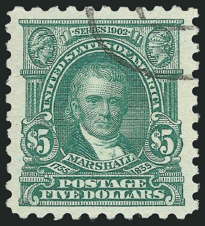Values of US Stamps Scott # 480: US$5.00 1917 Marshall Perf 10. Robert Siegel Auction Galleries, Sep 2012, Sale 1028, Lot 411