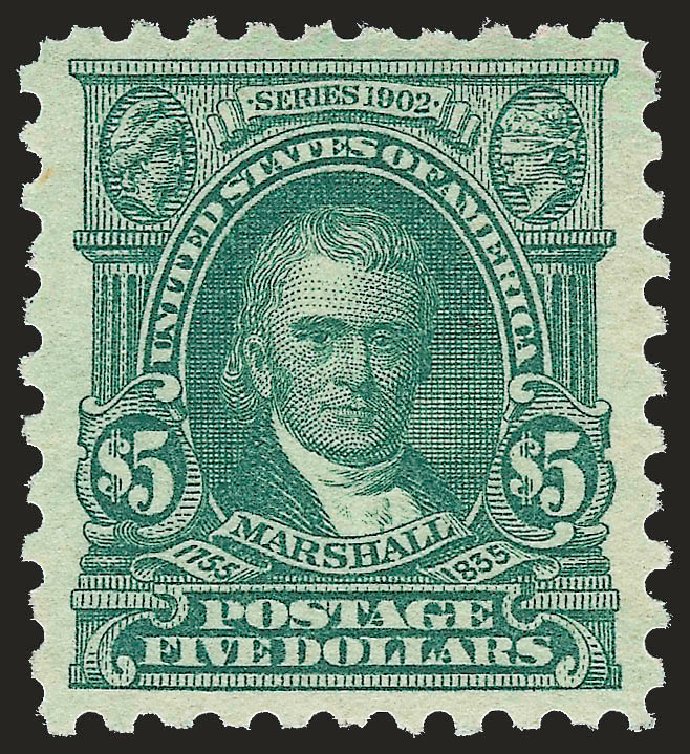 US Stamp Value Scott Catalog # 480 - 1917 US$5.00 Marshall Perf 10. Robert Siegel Auction Galleries, Sep 2008, Sale 962, Lot 2761