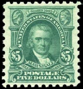 Costs of US Stamp Scott Catalog #480 - 1917 US$5.00 Marshall Perf 10. Harmer-Schau Auction Galleries, Oct 2010, Sale 87, Lot 314