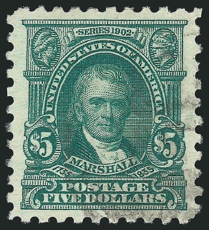 US Stamp Price Scott Catalog 480 - US$5.00 1917 Marshall Perf 10. Robert Siegel Auction Galleries, Oct 2012, Sale 1032, Lot 3574