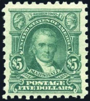 Prices of US Stamp Scott #480 - US$5.00 1917 Marshall Perf 10. Harmer-Schau Auction Galleries, Feb 2010, Sale 84, Lot 1615