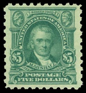 Price of US Stamp Scott 480: 1917 US$5.00 Marshall Perf 10. Daniel Kelleher Auctions, Dec 2014, Sale 661, Lot 395