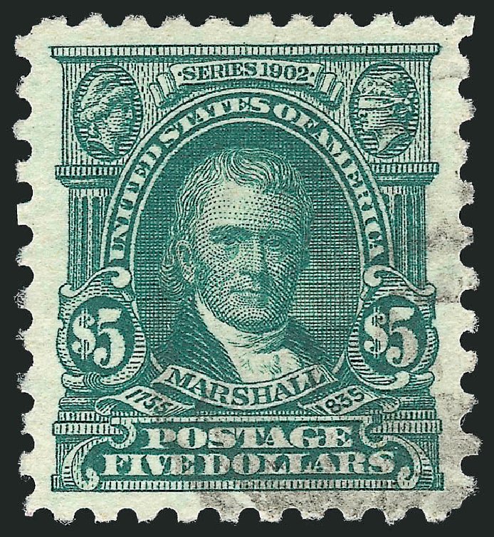 US Stamps Values Scott Cat. #480 - 1917 US$5.00 Marshall Perf 10. Robert Siegel Auction Galleries, Mar 2012, Sale 1019, Lot 855