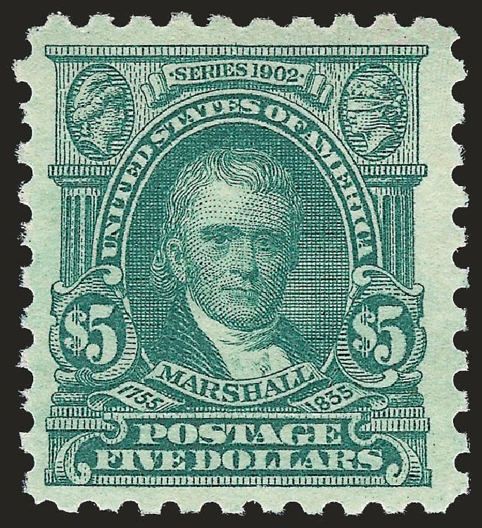 US Stamps Price Scott Cat. #480 - 1917 US$5.00 Marshall Perf 10. Robert Siegel Auction Galleries, Apr 2009, Sale 972, Lot 3355