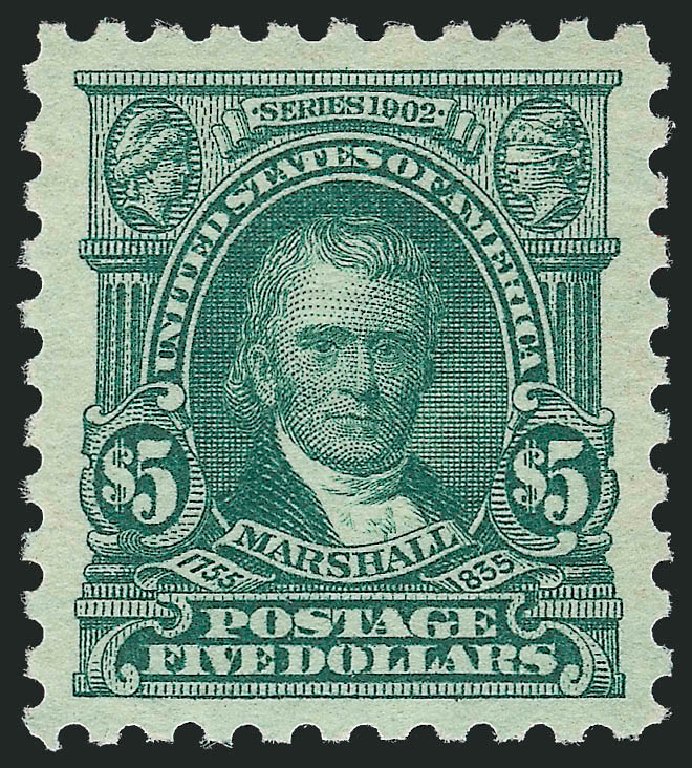 Costs of US Stamp Scott Catalogue #480: 1917 US$5.00 Marshall Perf 10. Robert Siegel Auction Galleries, Oct 2011, Sale 1014, Lot 1982
