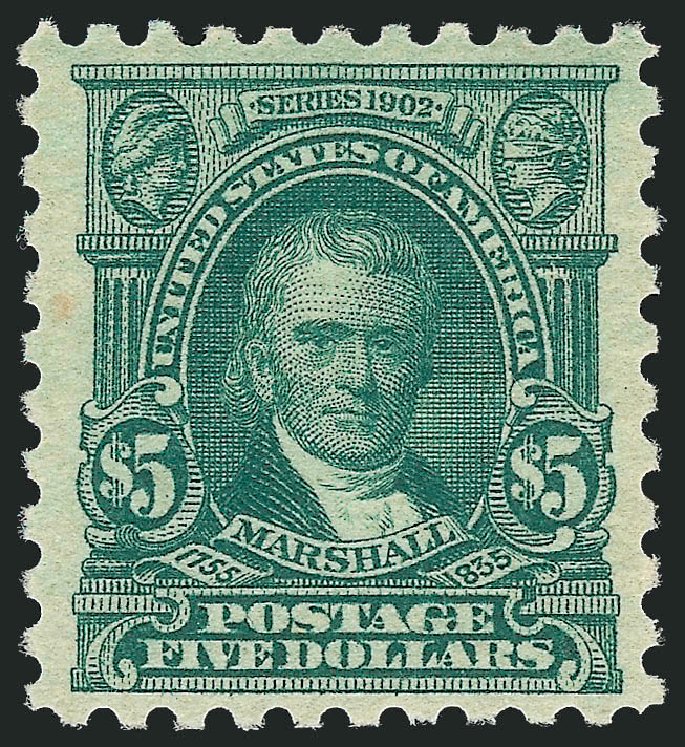 US Stamp Value Scott 480 - US$5.00 1917 Marshall Perf 10. Robert Siegel Auction Galleries, Nov 2013, Sale 1061, Lot 3962