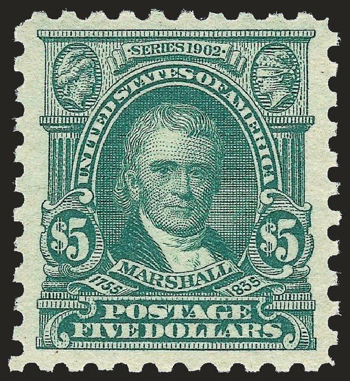 US Stamp Value Scott Catalogue # 480 - 1917 US$5.00 Marshall Perf 10. Robert Siegel Auction Galleries, Dec 2009, Sale 982, Lot 5882