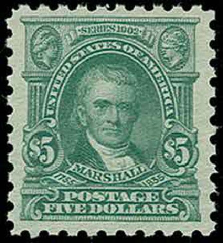 Cost of US Stamps Scott Catalogue 480: US$5.00 1917 Marshall Perf 10. H.R. Harmer, Nov 2013, Sale 3004, Lot 1283