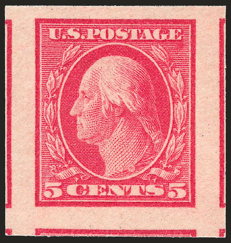 Prices of US Stamp Scott Catalogue # 485 - 5c 1917 Washington Imperf. Robert Siegel Auction Galleries, Oct 2008, Sale 963, Lot 1016