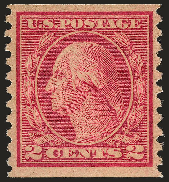 Cost of US Stamp Scott #491 - 1917 2c Washington Coil Perf 10 Vertically. Robert Siegel Auction Galleries, Sep 2009, Sale 968B, Lot 637