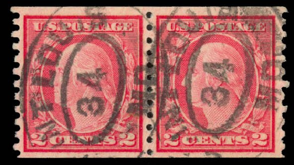 Cost of US Stamp Scott Catalog 491 - 2c 1917 Washington Coil Perf 10 Vertically. Daniel Kelleher Auctions, May 2014, Sale 652, Lot 698