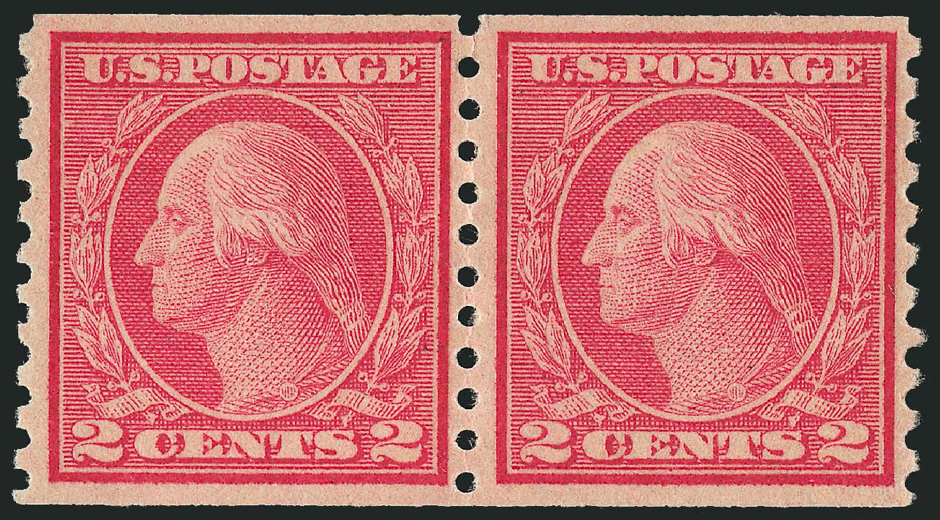 Costs of US Stamp Scott # 491 - 2c 1917 Washington Coil Perf 10 Vertically. Robert Siegel Auction Galleries, Sep 2009, Sale 976, Lot 2089