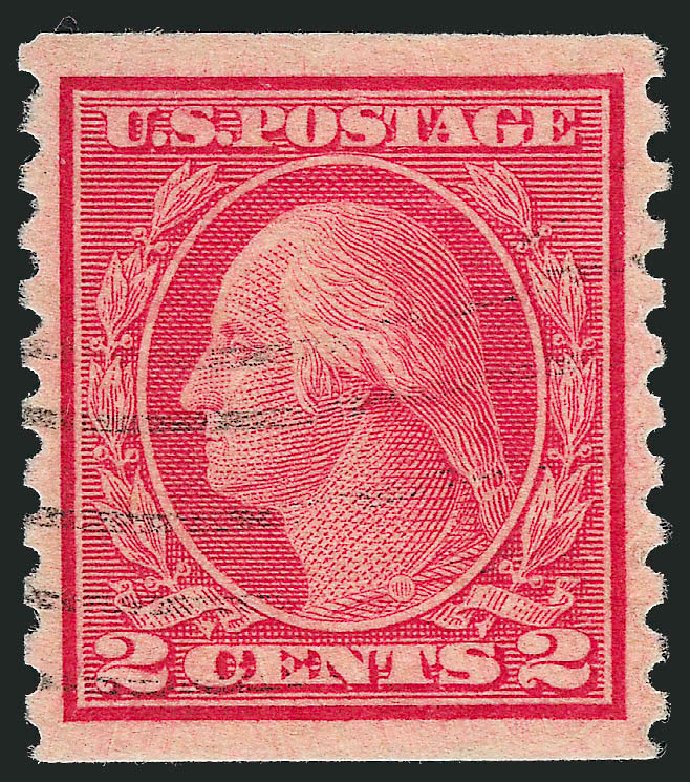 US Stamp Prices Scott Catalog # 491: 2c 1917 Washington Coil Perf 10 Vertically. Robert Siegel Auction Galleries, Oct 2012, Sale 1032, Lot 3580