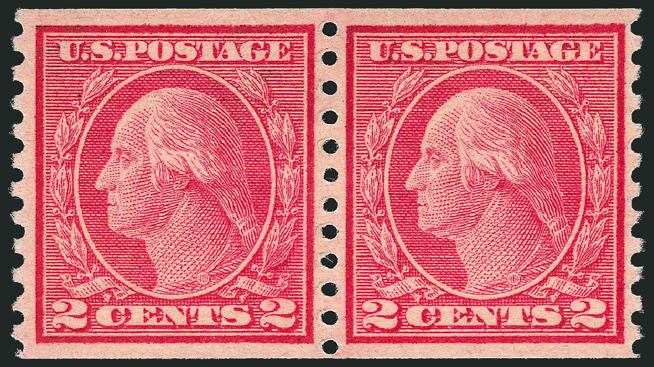 US Stamp Prices Scott Catalog #491: 2c 1917 Washington Coil Perf 10 Vertically. Robert Siegel Auction Galleries, May 2013, Sale 1044, Lot 300