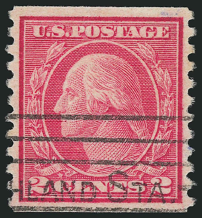 Price of US Stamps Scott Catalogue 491: 1917 2c Washington Coil Perf 10 Vertically. Robert Siegel Auction Galleries, Sep 2009, Sale 976, Lot 2090