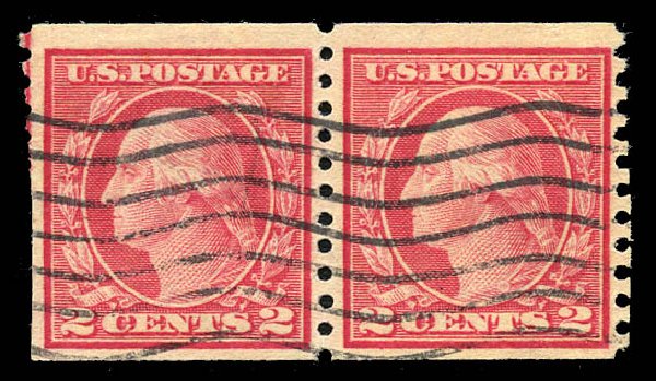 Cost of US Stamps Scott Cat. #491 - 1917 2c Washington Coil Perf 10 Vertically. Matthew Bennett International, Mar 2012, Sale 344, Lot 4621