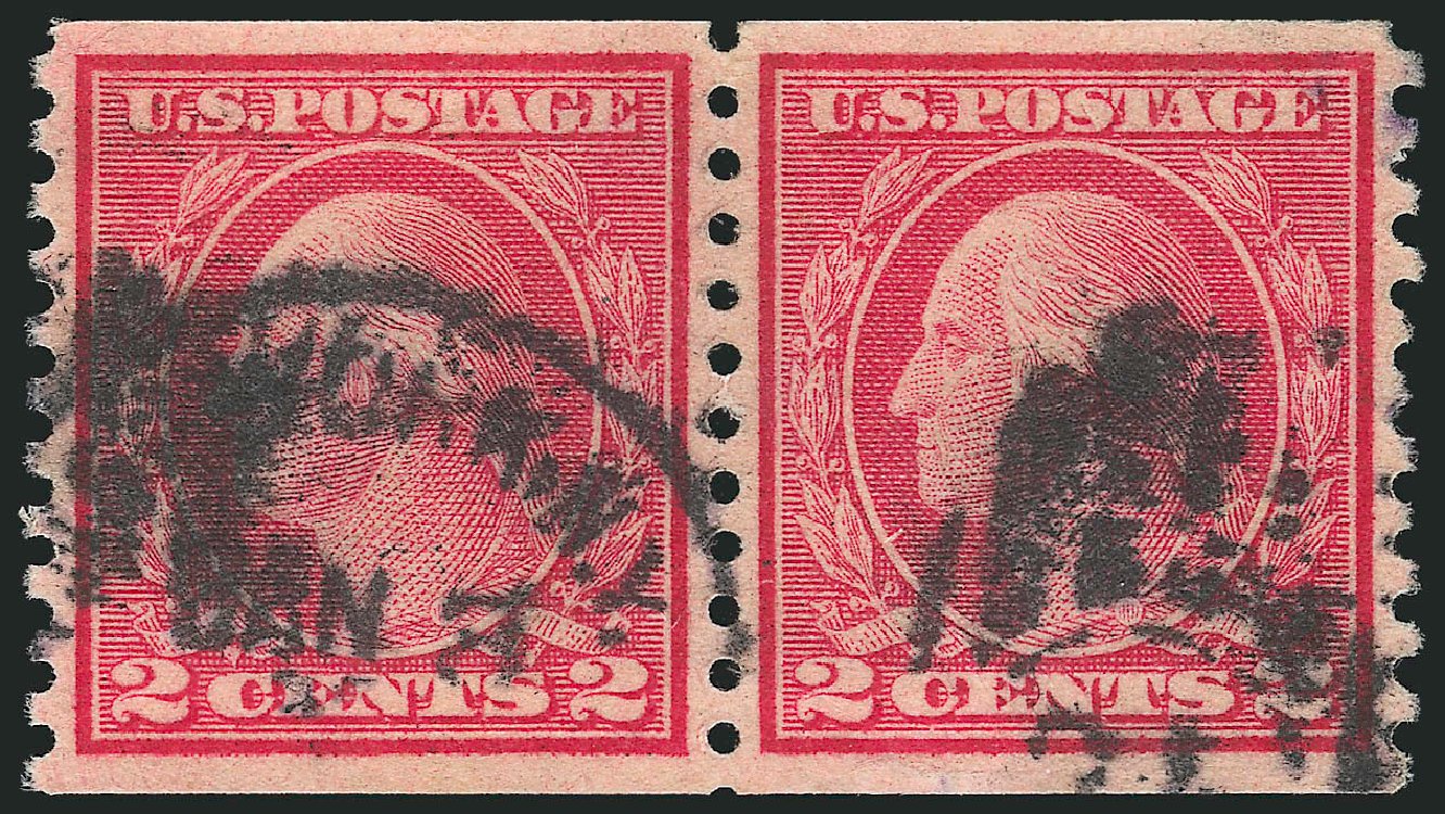 Value of US Stamps Scott Cat. 491: 2c 1917 Washington Coil Perf 10 Vertically. Robert Siegel Auction Galleries, Feb 2015, Sale 1093, Lot 431