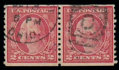 Cost of US Stamp Scott Catalog 491: 1917 2c Washington Coil Perf 10 Vertically. Matthew Bennett International, Dec 2007, Sale 325, Lot 2154