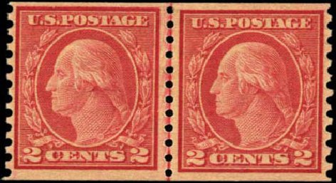 Prices of US Stamp Scott #491 - 2c 1917 Washington Coil Perf 10 Vertically. Harmer-Schau Auction Galleries, Feb 2012, Sale 92, Lot 1174