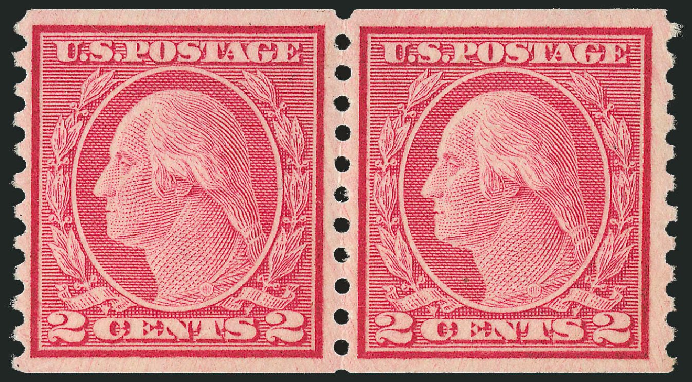 US Stamp Prices Scott Cat. # 491 - 2c 1917 Washington Coil Perf 10 Vertically. Robert Siegel Auction Galleries, Jun 2011, Sale 1010, Lot 114