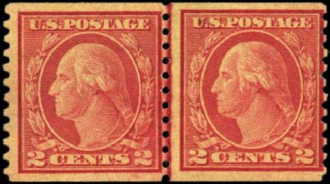 Cost of US Stamps Scott Catalogue 491: 2c 1917 Washington Coil Perf 10 Vertically. Harmer-Schau Auction Galleries, Feb 2012, Sale 92, Lot 1175
