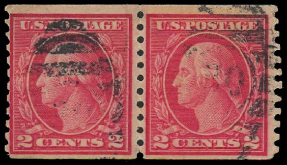 Cost of US Stamp Scott Cat. # 491: 1917 2c Washington Coil Perf 10 Vertically. Daniel Kelleher Auctions, Jan 2012, Sale 628, Lot 523