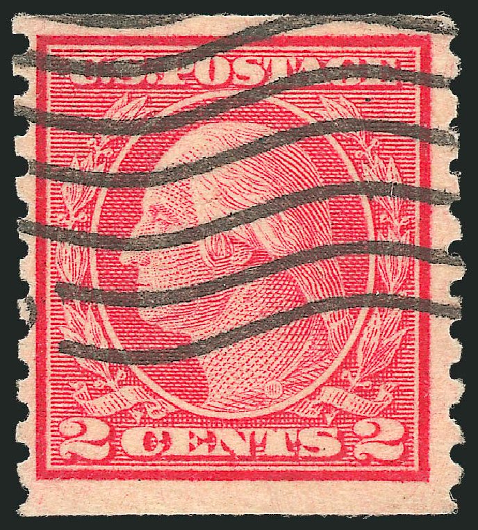 US Stamps Price Scott Catalogue #491 - 1917 2c Washington Coil Perf 10 Vertically. Robert Siegel Auction Galleries, Oct 2010, Sale 997, Lot 6033