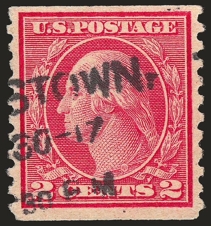 Costs of US Stamps Scott Cat. # 491: 1917 2c Washington Coil Perf 10 Vertically. Robert Siegel Auction Galleries, Sep 2008, Sale 962, Lot 2766
