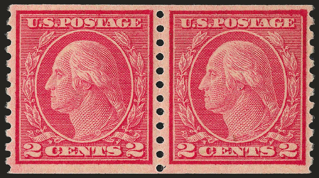 Cost of US Stamp Scott Catalogue # 491 - 2c 1917 Washington Coil Perf 10 Vertically. Robert Siegel Auction Galleries, Sep 2009, Sale 968B, Lot 636