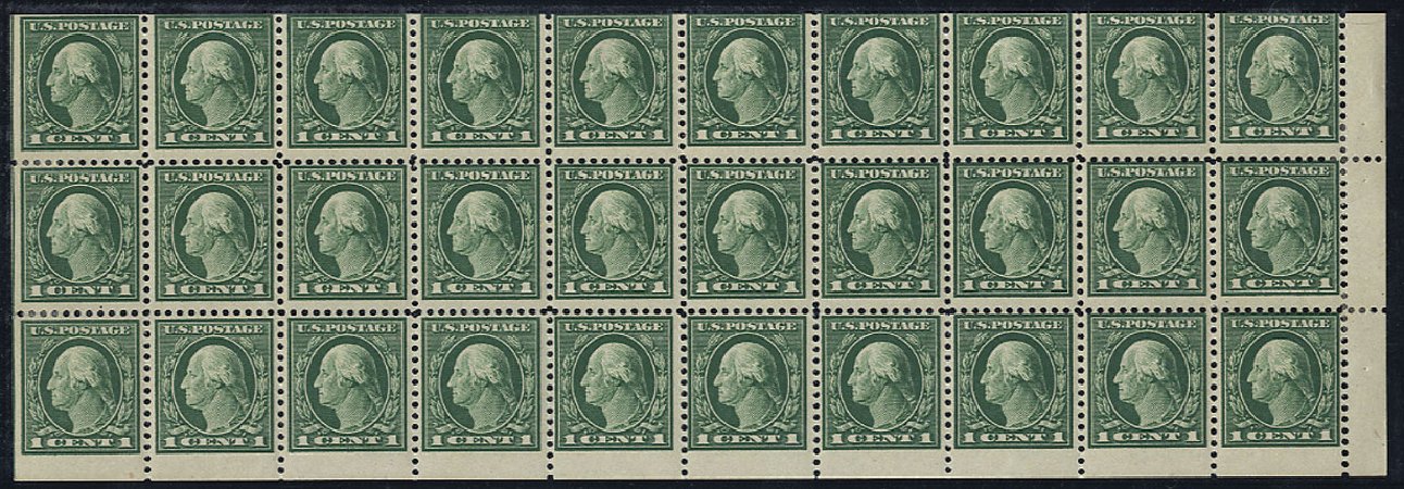 US Stamps Prices Scott # 498 - 1c 1917 Washington Perf 11. Cherrystone Auctions, Jan 2009, Sale 200901, Lot 227