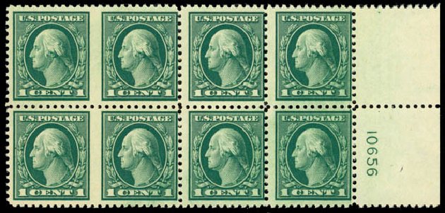 Cost of US Stamps Scott Cat. #498 - 1917 1c Washington Perf 11. Daniel Kelleher Auctions, Sep 2014, Sale 655, Lot 537
